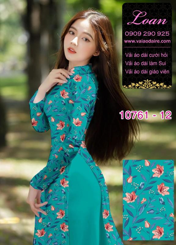 Vải áo dài hoa nhí