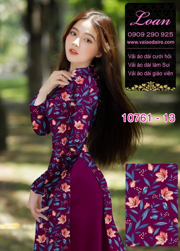 Vải áo dài hoa nhí