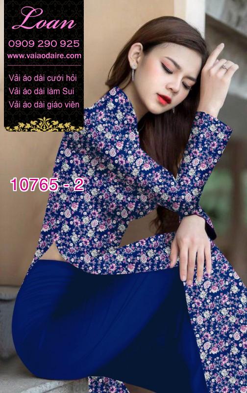 Vải áo dài hoa nhí