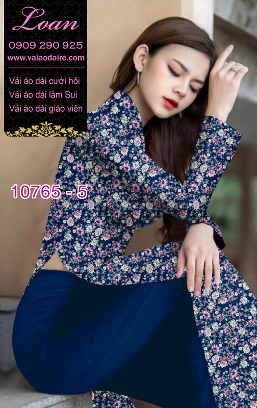 Vải áo dài hoa nhí