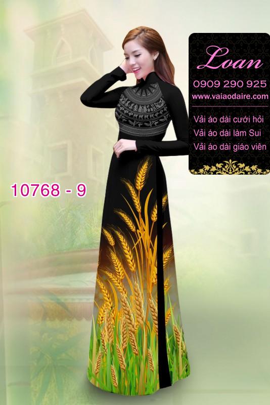 Vải áo dài bông lúa