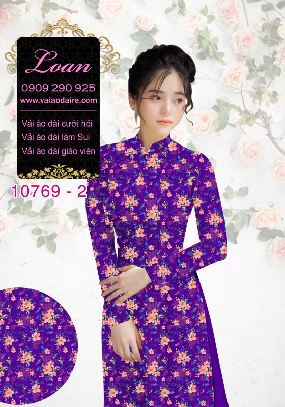 Vải áo dài bông nhí