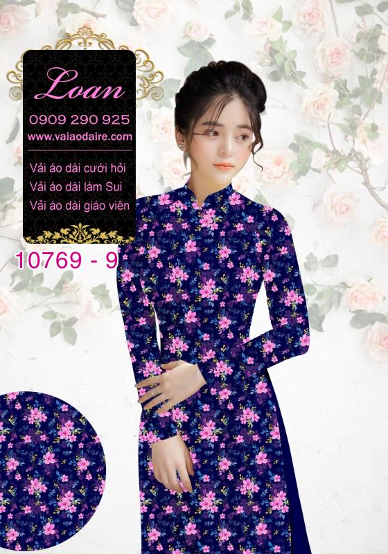 Vải áo dài bông nhí
