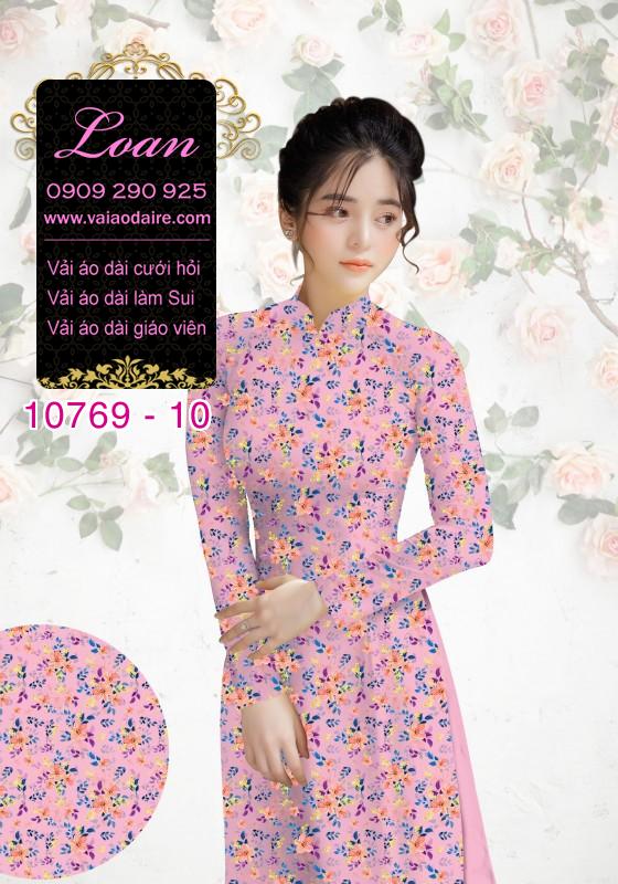 Vải áo dài bông nhí