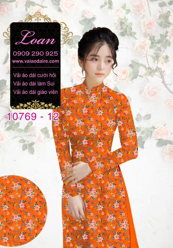 Vải áo dài bông nhí