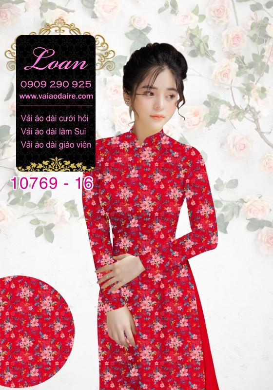 Vải áo dài bông nhí