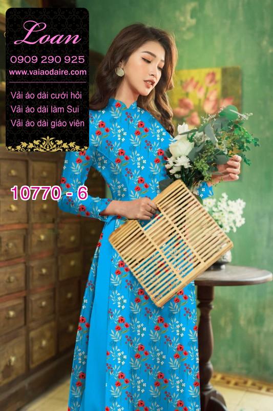Vải áo dài bông nhí Vải áo dài bông nhí