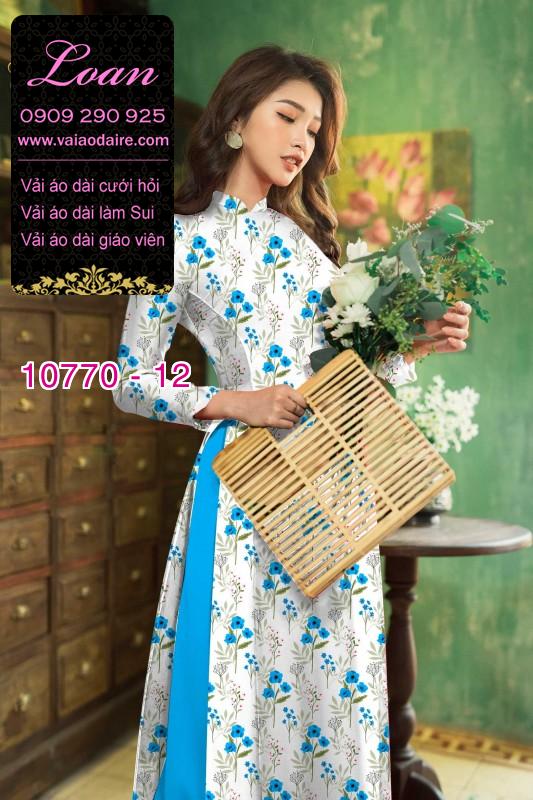 Vải áo dài bông nhí Vải áo dài bông nhí
