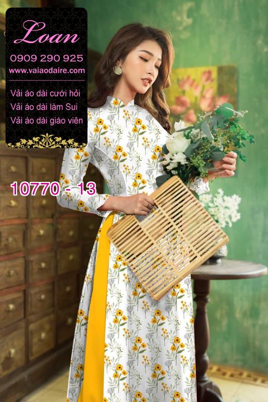 Vải áo dài bông nhí Vải áo dài bông nhí