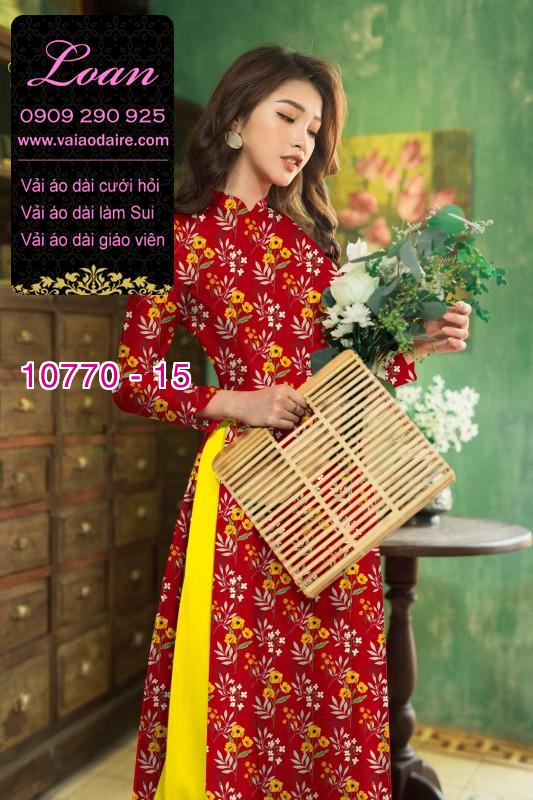 Vải áo dài bông nhí Vải áo dài bông nhí