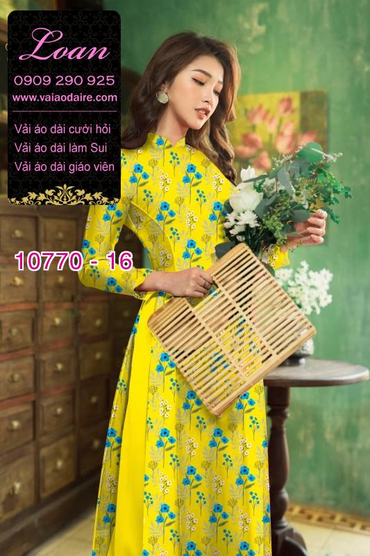 Vải áo dài bông nhí Vải áo dài bông nhí