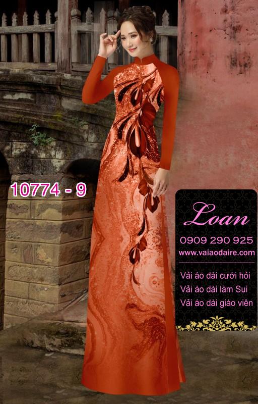 Vải áo dài hoa 3D Vải áo dài hoa 3D
