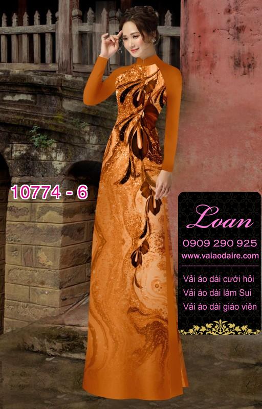 Vải áo dài hoa 3D Vải áo dài hoa 3D