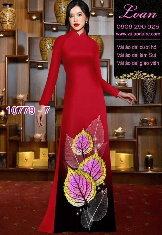 Vải áo dài hình lá