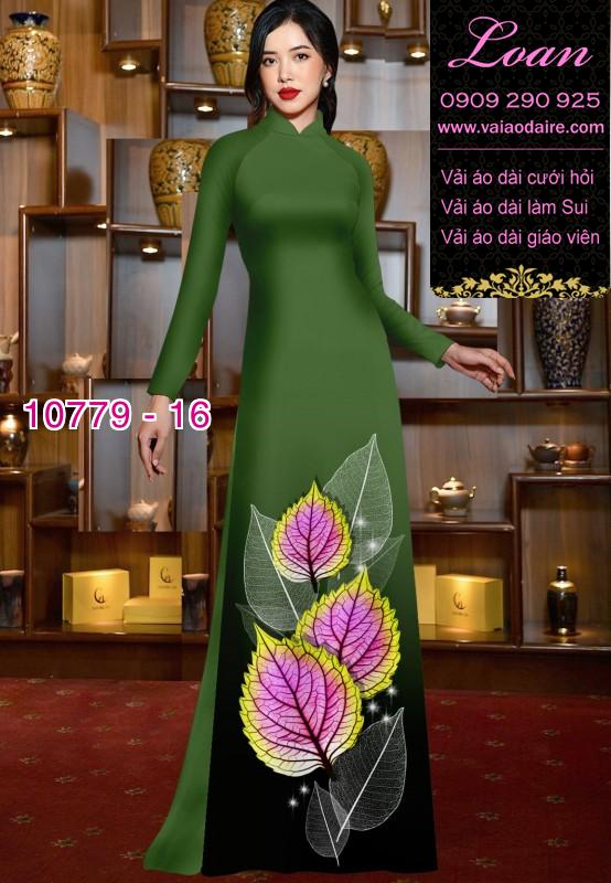 Vải áo dài hình lá