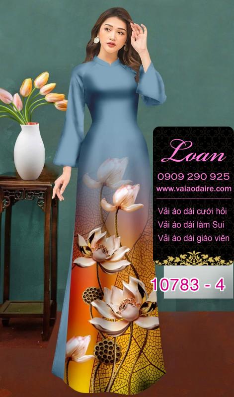 Vải áo dài hoa văn lập thể
