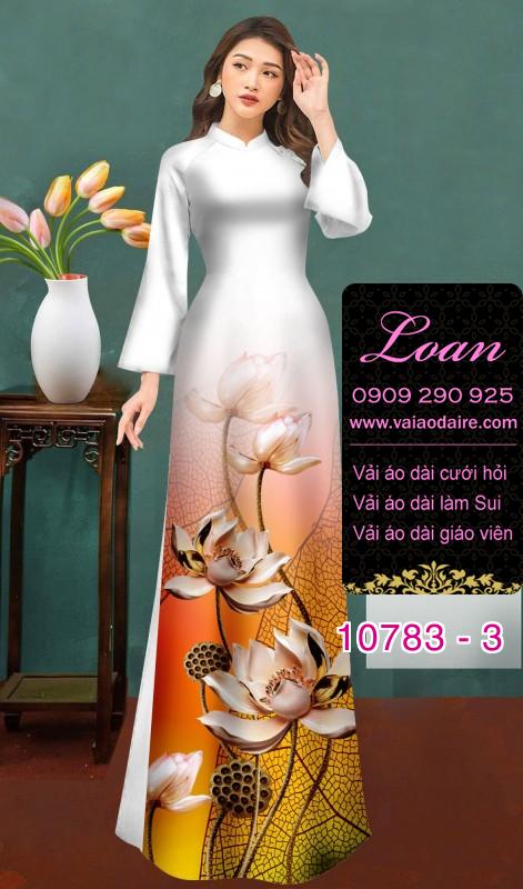 Vải áo dài hoa văn lập thể