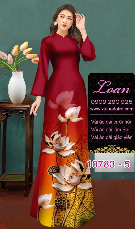 Vải áo dài hoa văn lập thể