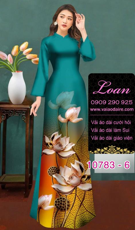 Vải áo dài hoa văn lập thể