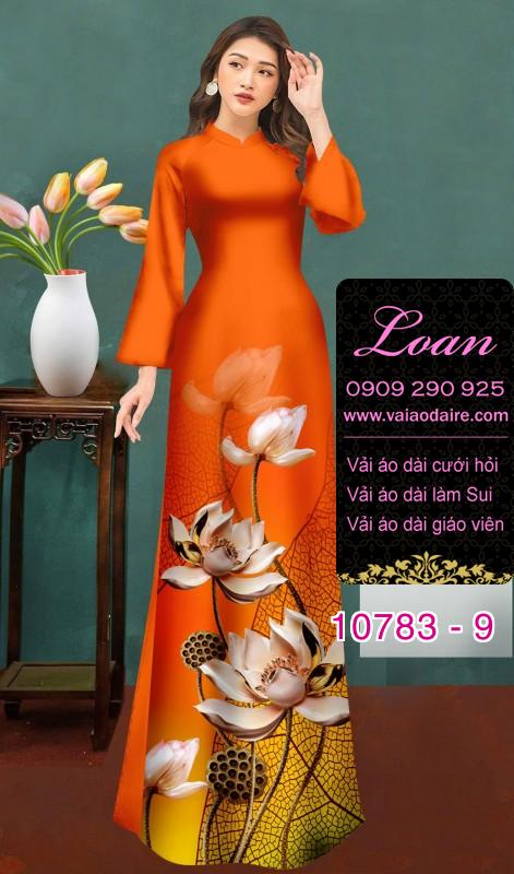 Vải áo dài hoa văn lập thể