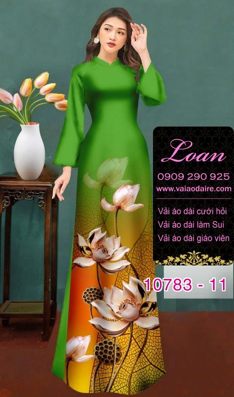 Vải áo dài hoa văn lập thể