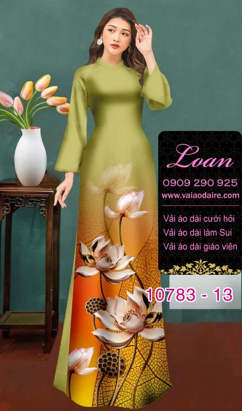 Vải áo dài hoa văn lập thể