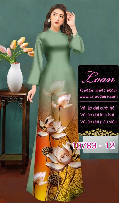 Vải áo dài hoa văn lập thể