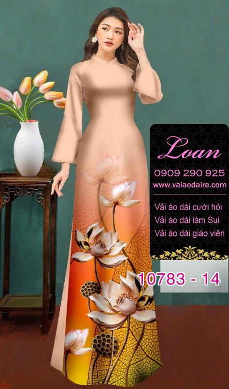Vải áo dài hoa văn lập thể