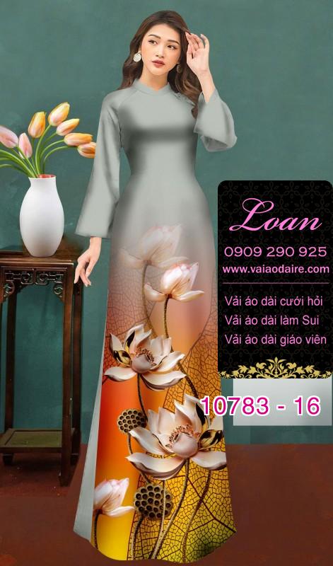Vải áo dài hoa văn lập thể