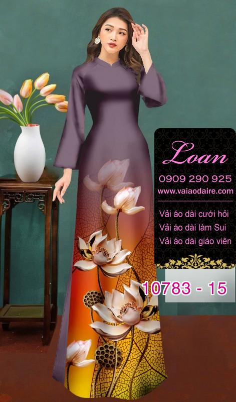 Vải áo dài hoa văn lập thể