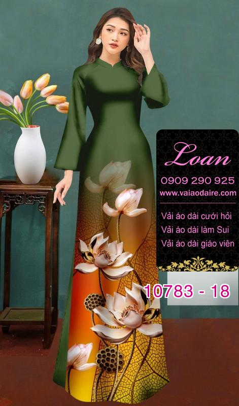 Vải áo dài hoa văn lập thể