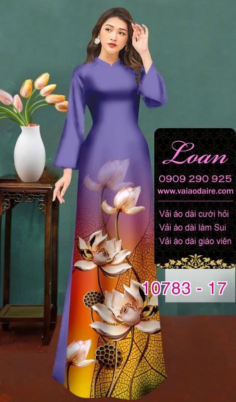 Vải áo dài hoa văn lập thể