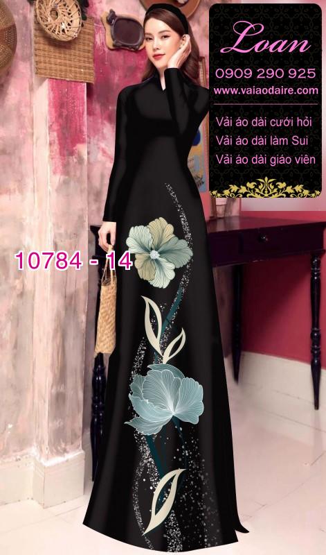 Vải áo dài hoa 3D Vải áo dài hoa 3D