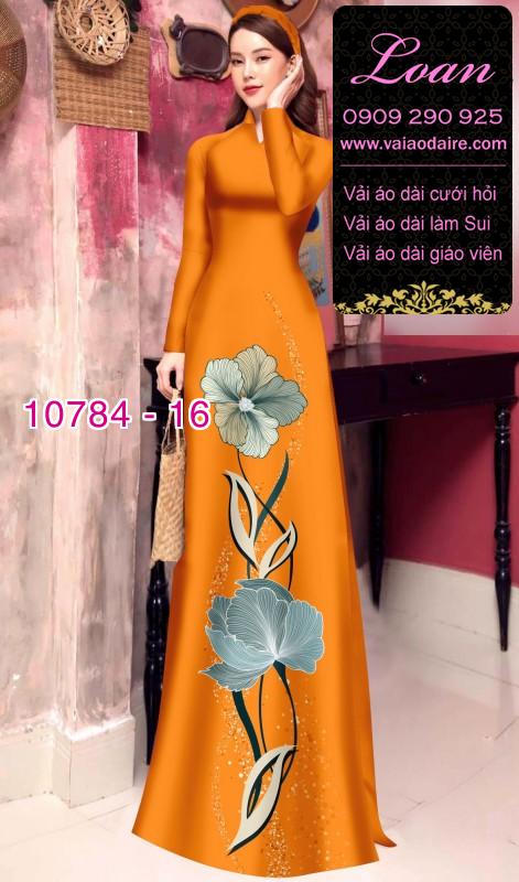 Vải áo dài hoa 3D Vải áo dài hoa 3D