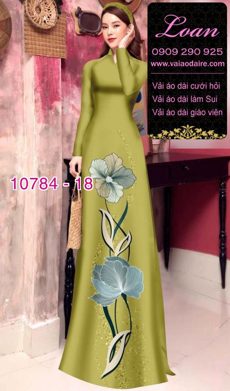 Vải áo dài hoa 3D Vải áo dài hoa 3D
