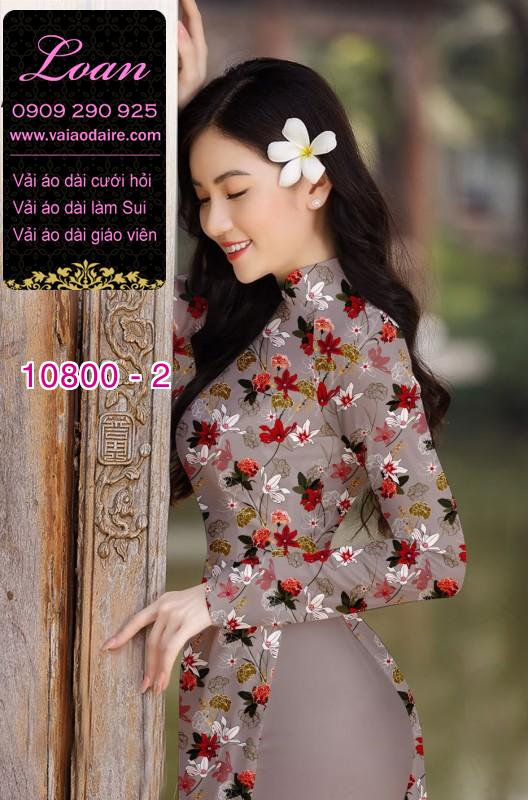 Vải áo dài hoa nhí Vải áo dài hoa nhí
