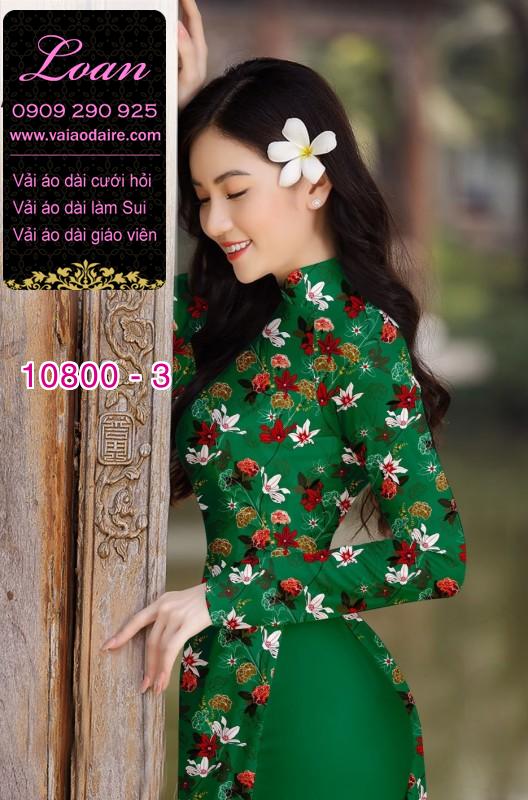 Vải áo dài hoa nhí Vải áo dài hoa nhí