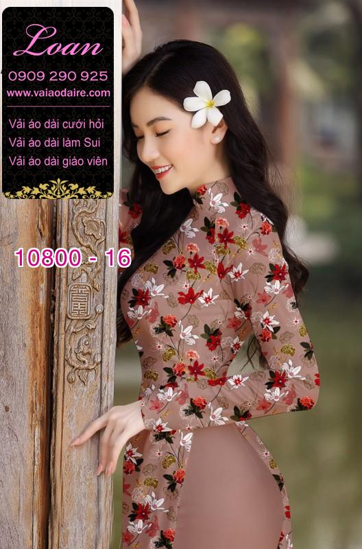 Vải áo dài hoa nhí Vải áo dài hoa nhí
