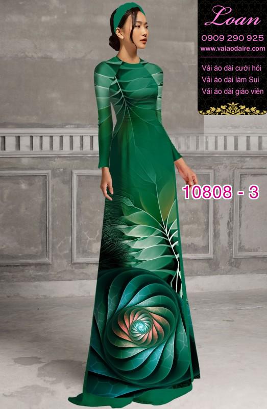 Vải áo dài hoa lập thể Vải áo dài hoa lập thể