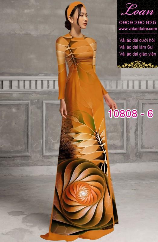 Vải áo dài hoa lập thể Vải áo dài hoa lập thể