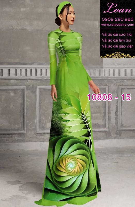 Vải áo dài hoa lập thể Vải áo dài hoa lập thể