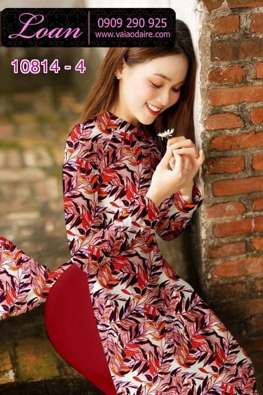 Vải áo dài hoa nhí
