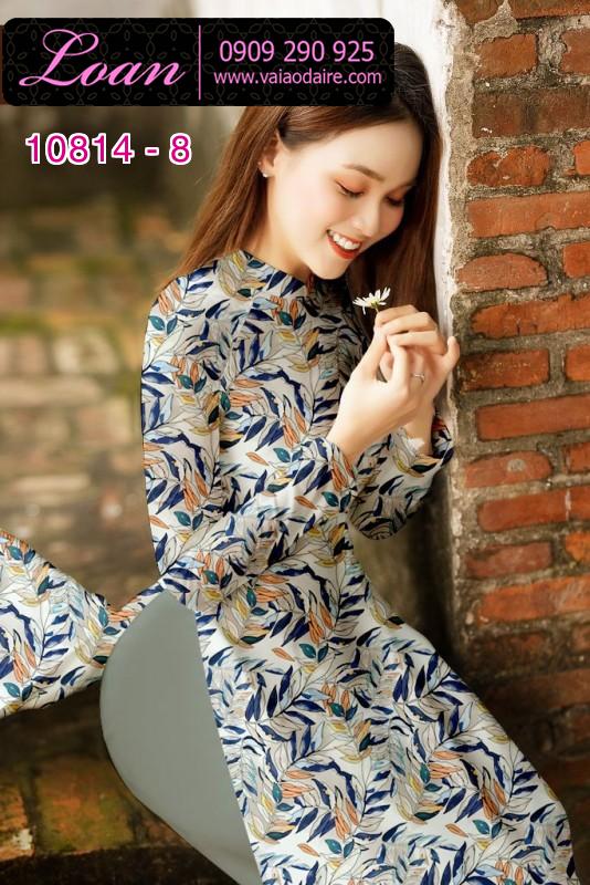Vải áo dài hoa nhí