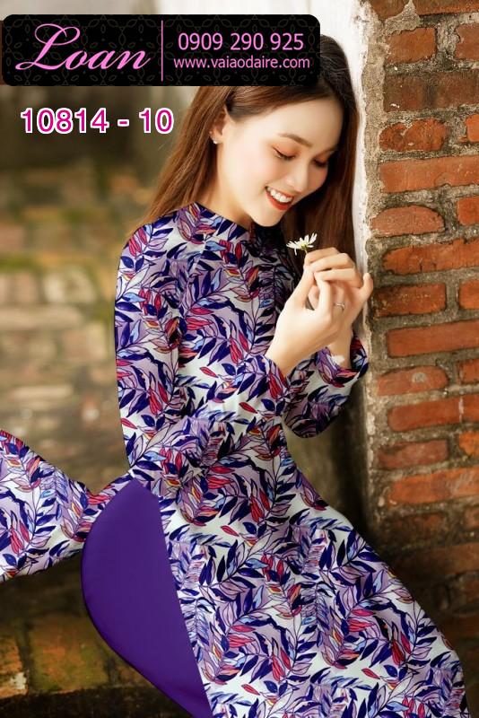 Vải áo dài hoa nhí