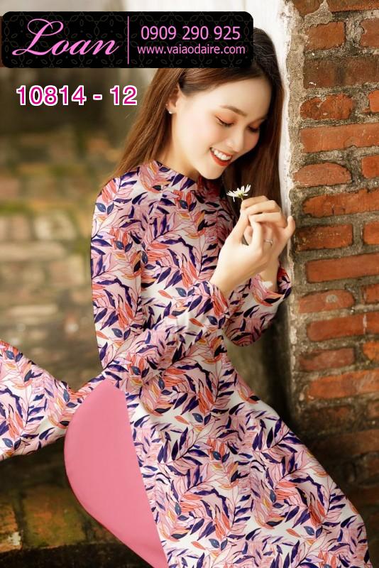 Vải áo dài hoa nhí