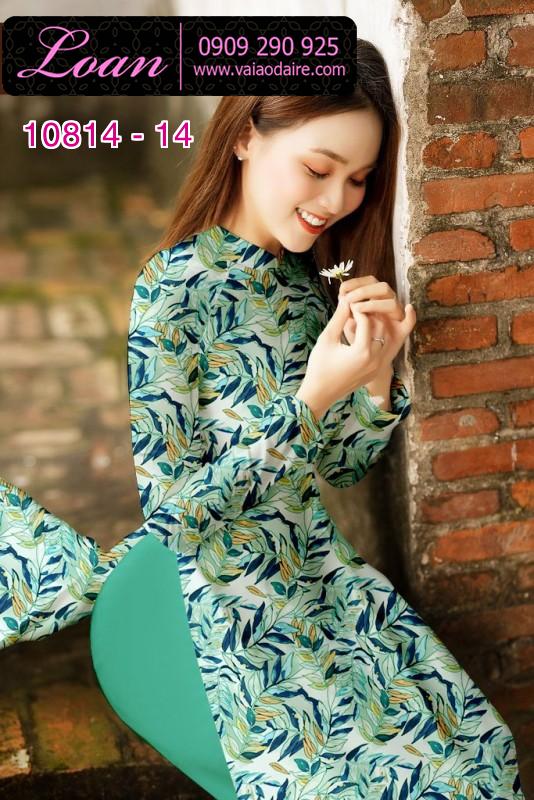 Vải áo dài hoa nhí