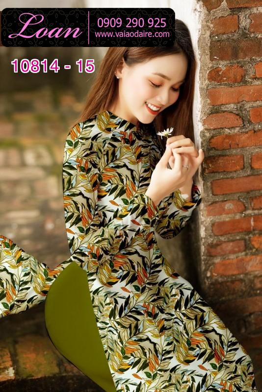 Vải áo dài hoa nhí