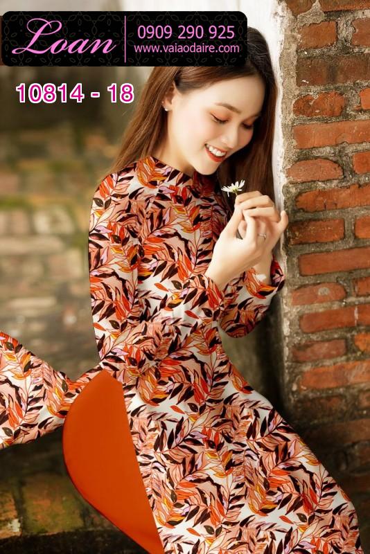 Vải áo dài hoa nhí