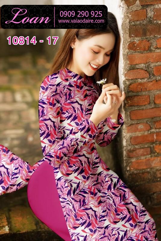 Vải áo dài hoa nhí