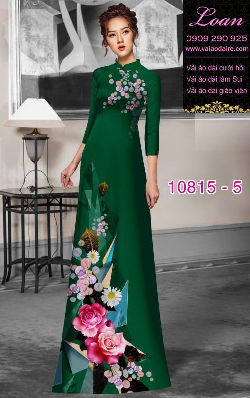 Vải áo dài hoa 3D Vải áo dài hoa 3D
